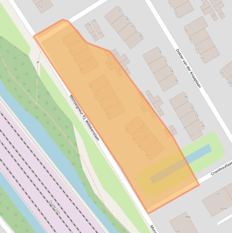 Kaart van postcodegebied 2283CL.