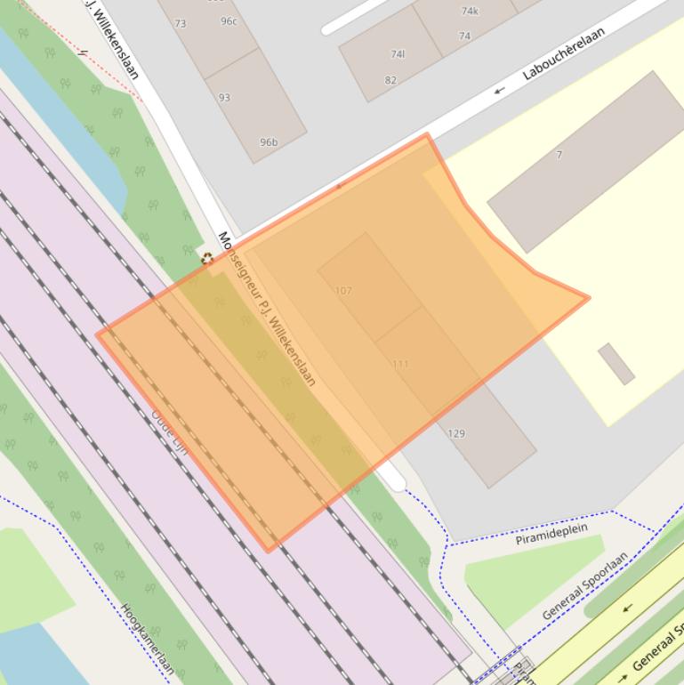 Kaart van postcodegebied 2283CN.