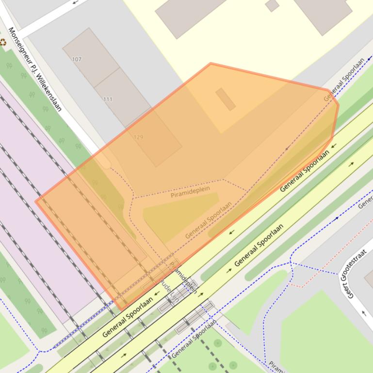 Kaart van postcodegebied 2283CP.