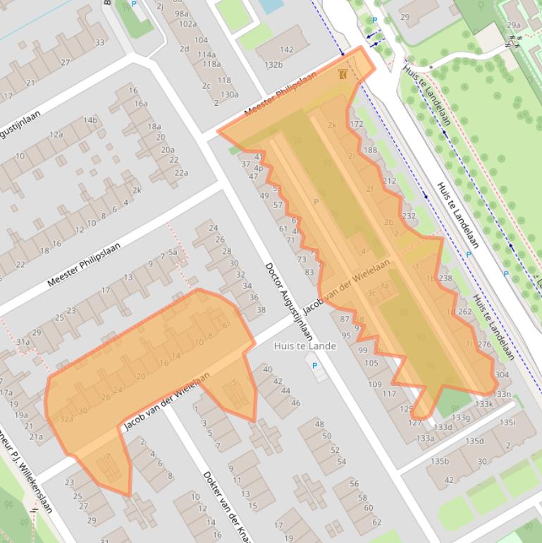 Kaart van postcodegebied 2283CV.