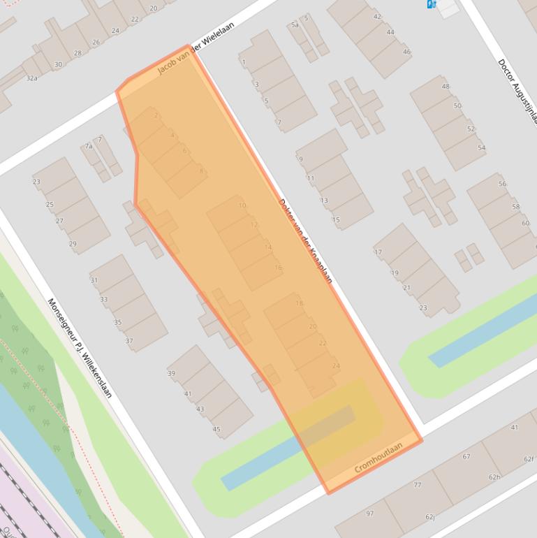 Kaart van postcodegebied 2283CX.