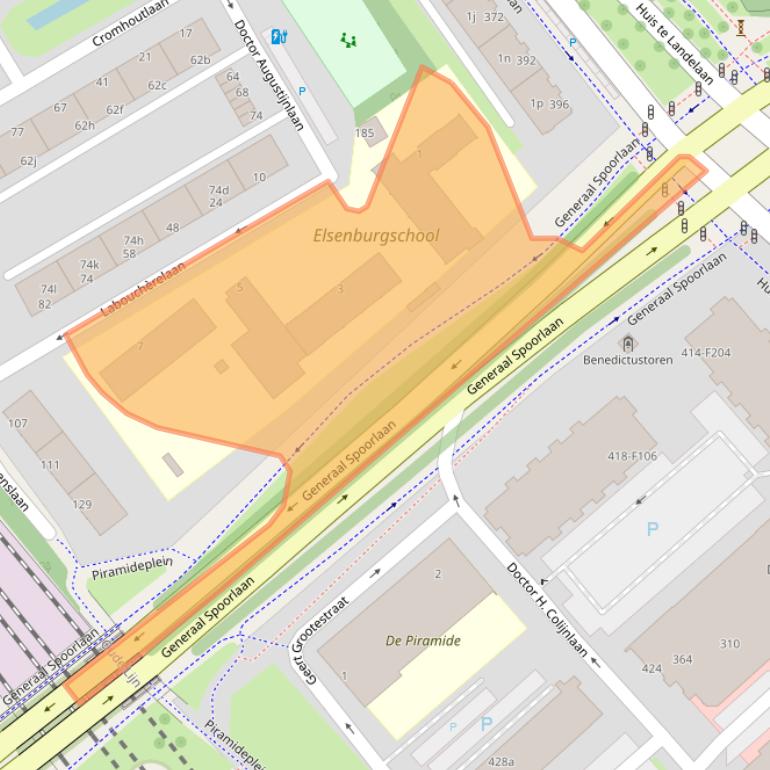 Kaart van postcodegebied 2283EG.