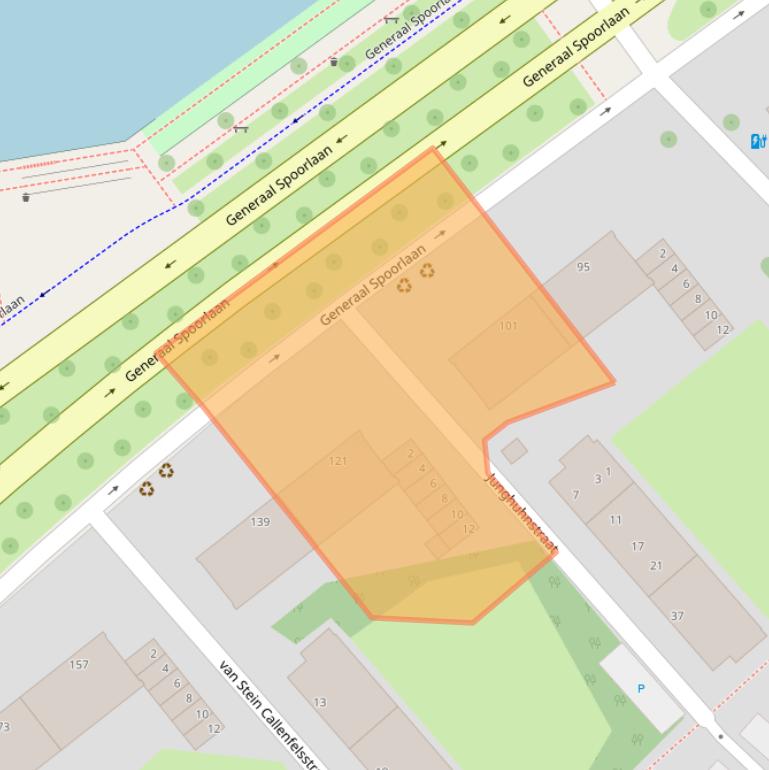 Kaart van postcodegebied 2283GD.