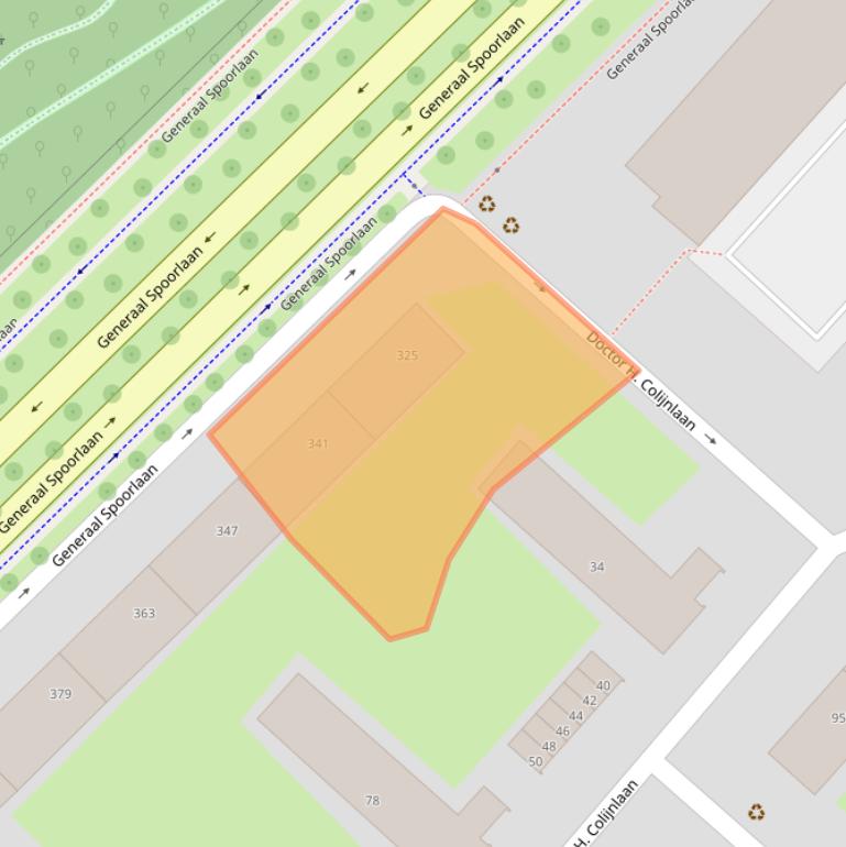 Kaart van postcodegebied 2283GH.