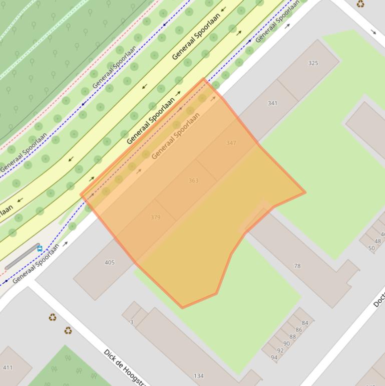 Kaart van postcodegebied 2283GJ.