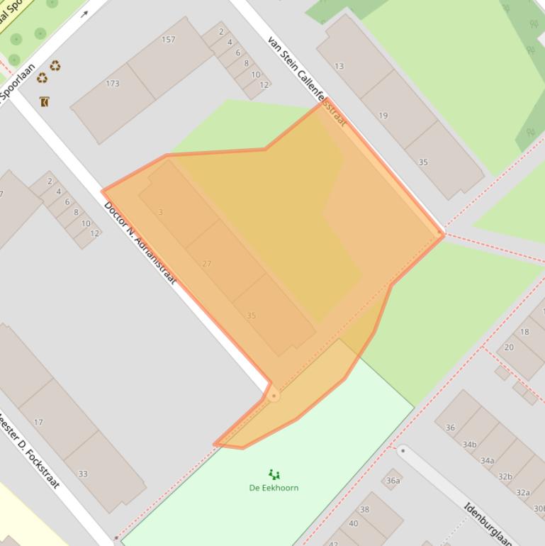 Kaart van postcodegebied 2283JB.