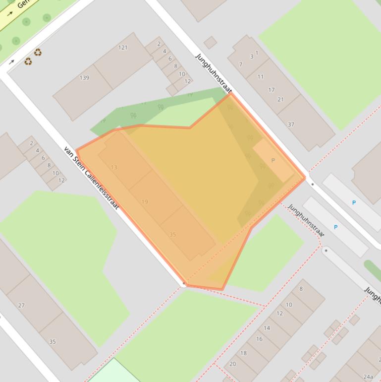 Kaart van postcodegebied 2283JC.