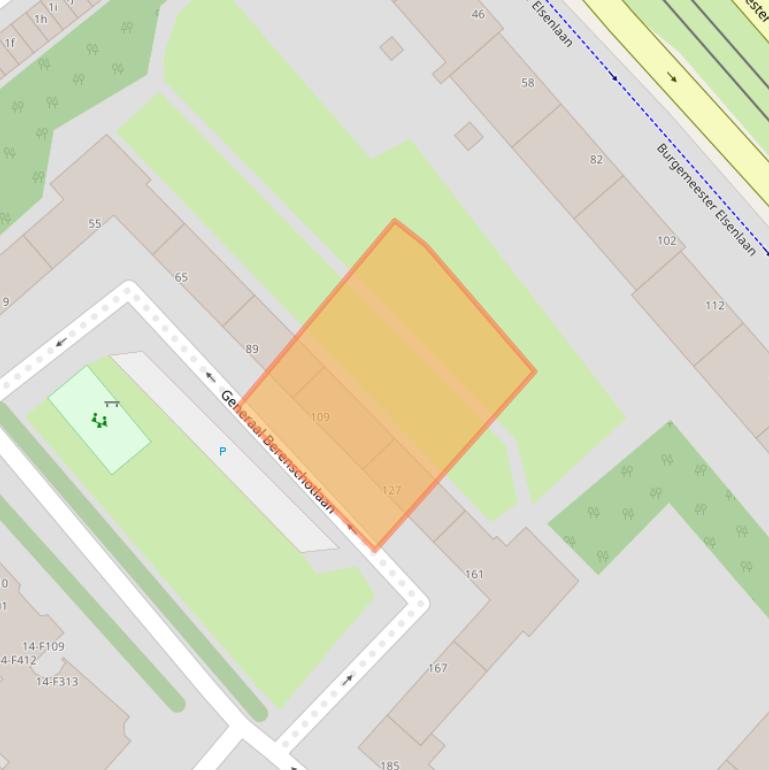 Kaart van postcodegebied 2283JJ.