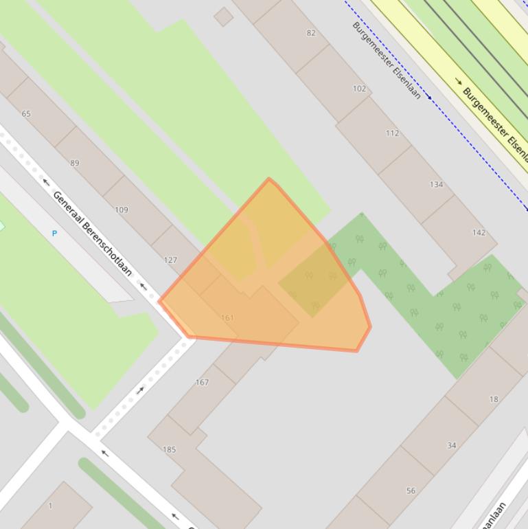 Kaart van postcodegebied 2283JK.