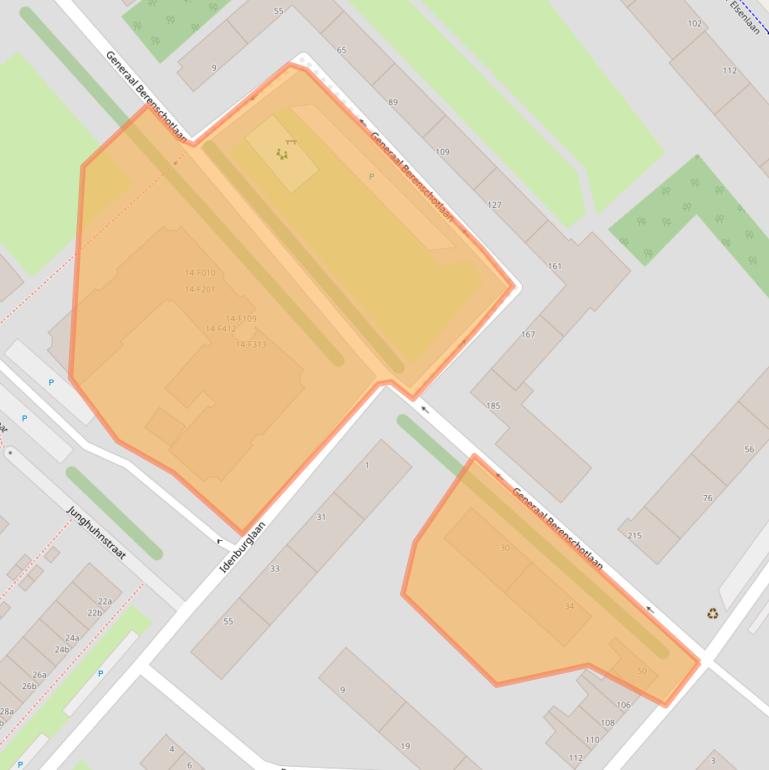 Kaart van postcodegebied 2283JN.