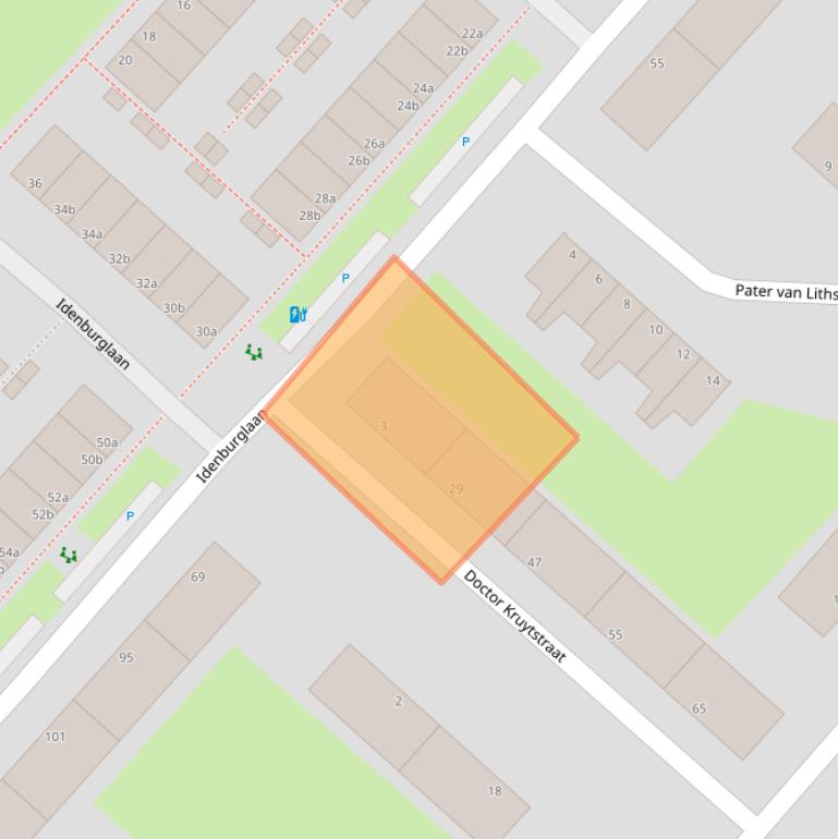 Kaart van postcodegebied 2283KA.