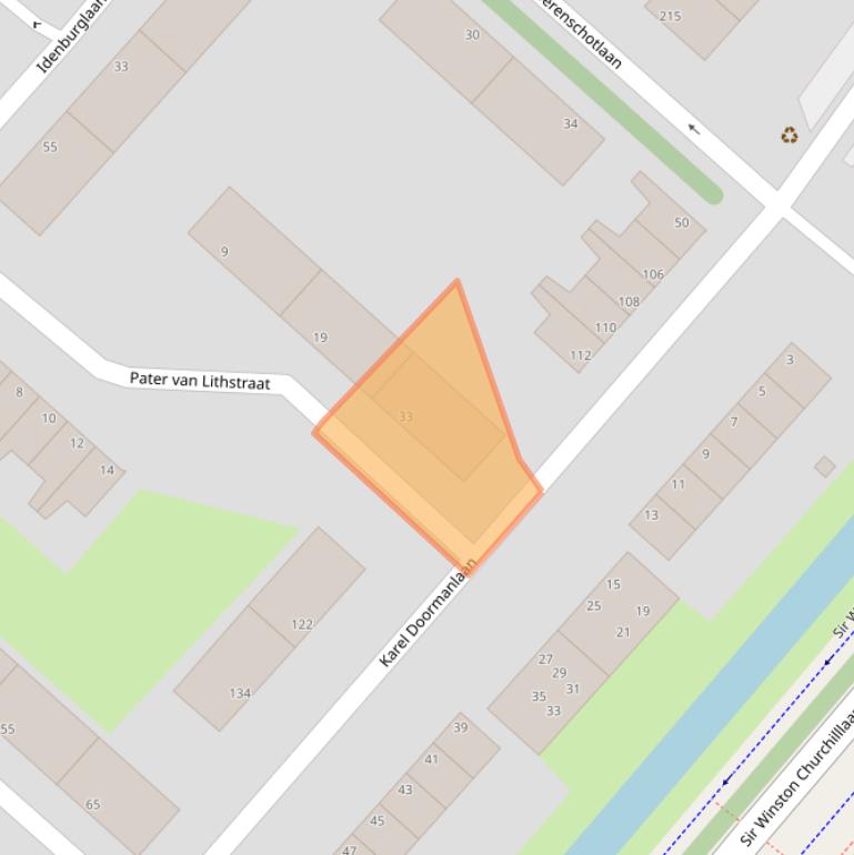 Kaart van postcodegebied 2283KE.