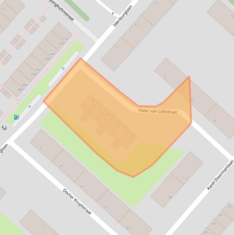 Kaart van postcodegebied 2283KG.