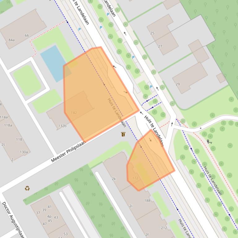 Kaart van postcodegebied 2283SK.