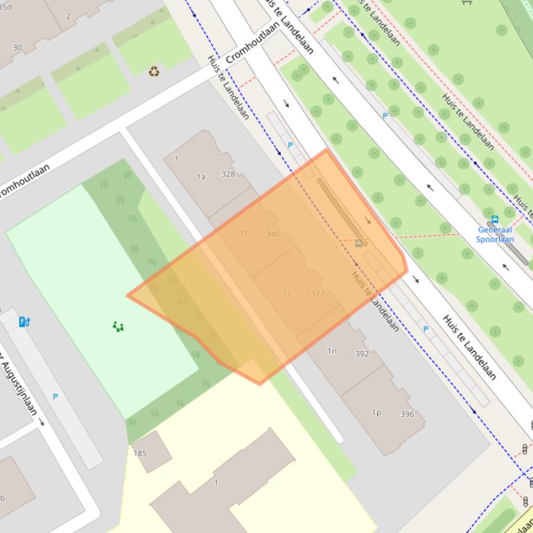 Kaart van postcodegebied 2283SR.