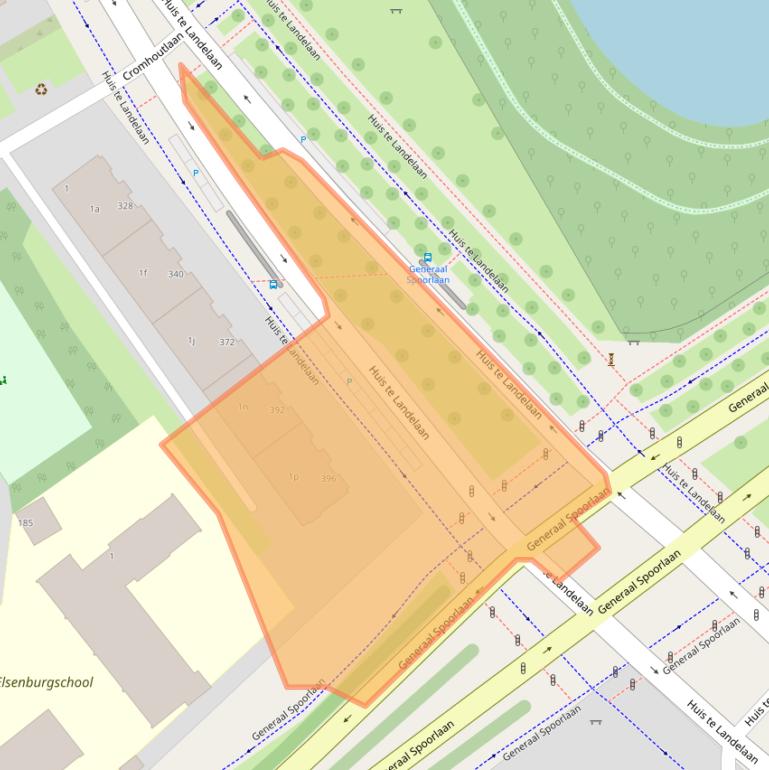 Kaart van postcodegebied 2283ST.