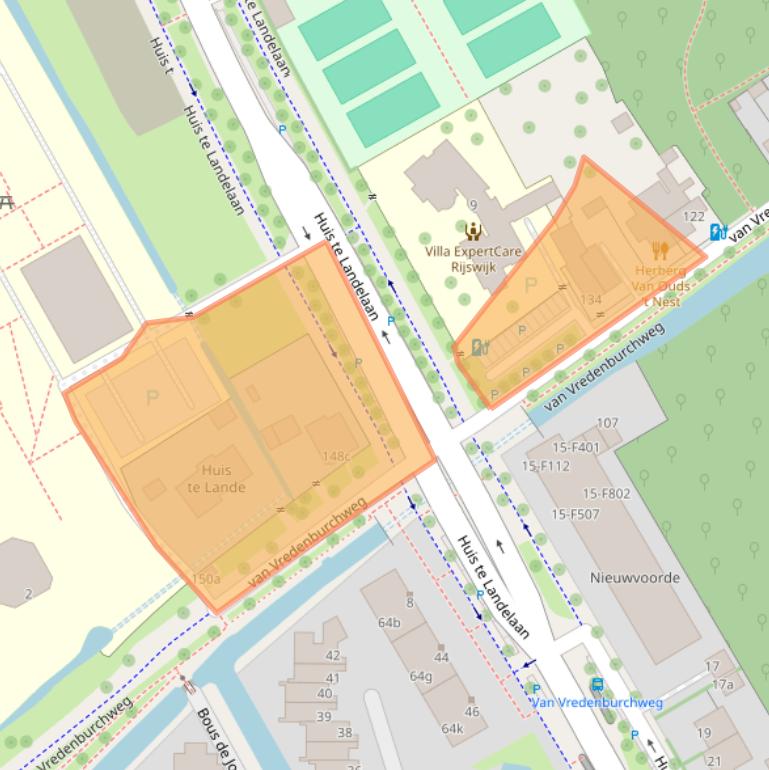 Kaart van postcodegebied 2283TG.