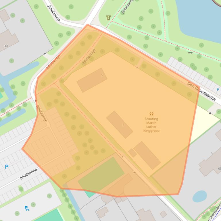 Kaart van postcodegebied 2283TL.