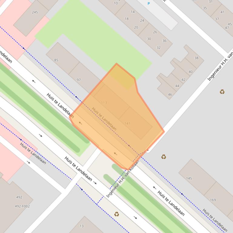 Kaart van postcodegebied 2283VC.