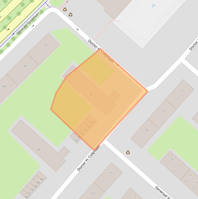 Kaart van postcodegebied 2283XN.