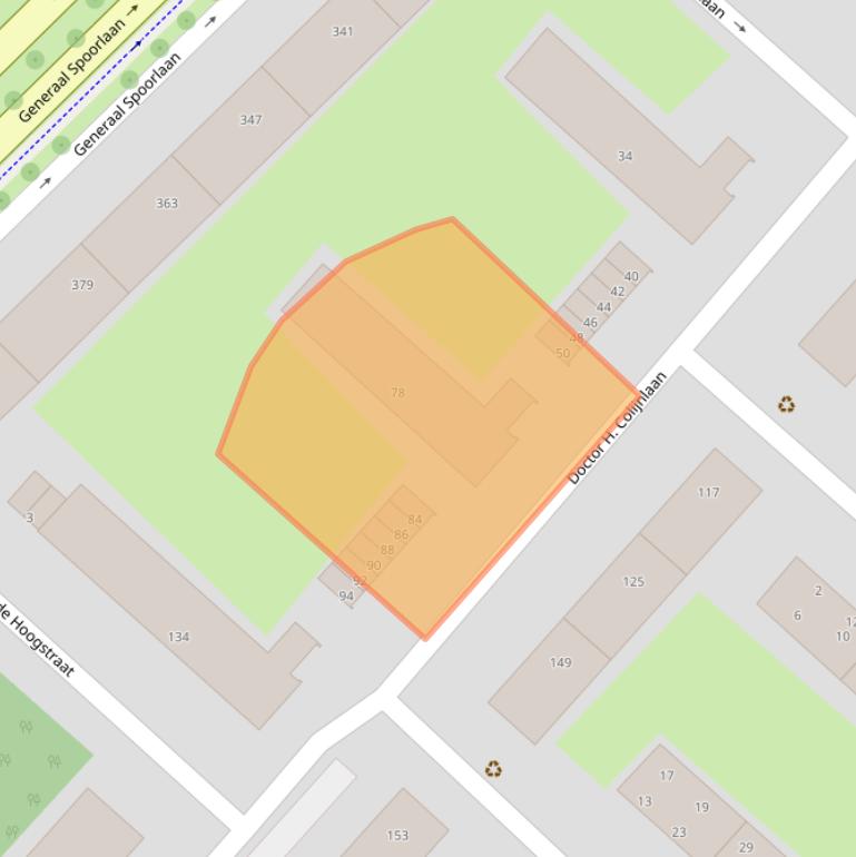 Kaart van postcodegebied 2283XP.