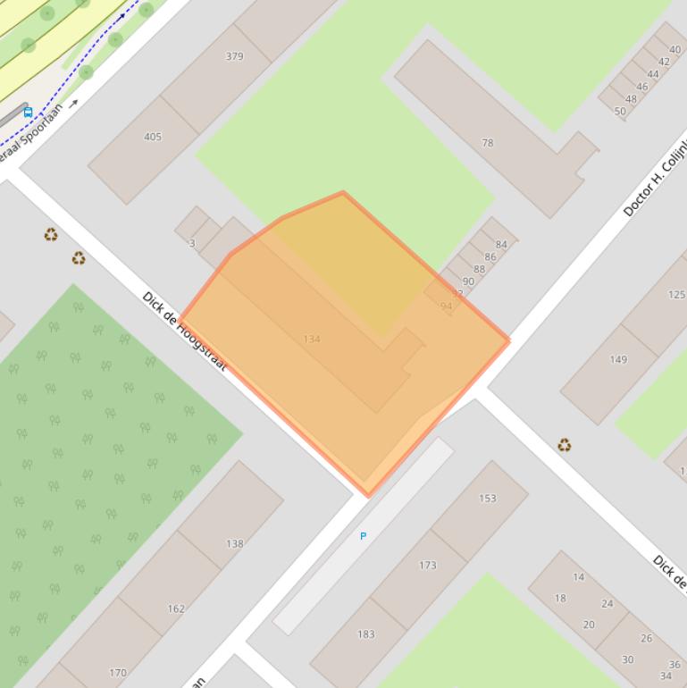 Kaart van postcodegebied 2283XR.