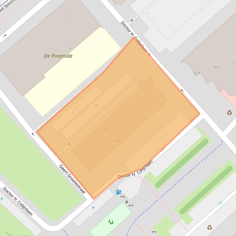 Kaart van postcodegebied 2283ZC.