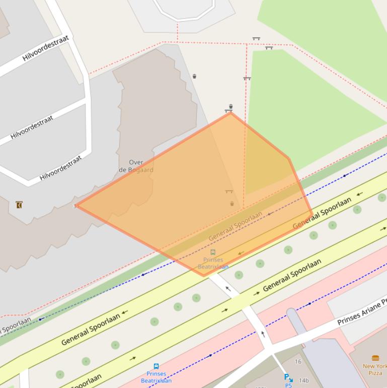 Kaart van postcodegebied 2284BM.