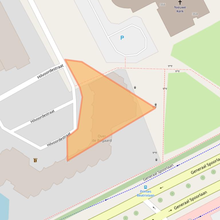 Kaart van postcodegebied 2284BN.