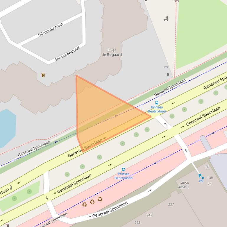 Kaart van postcodegebied 2284BP.