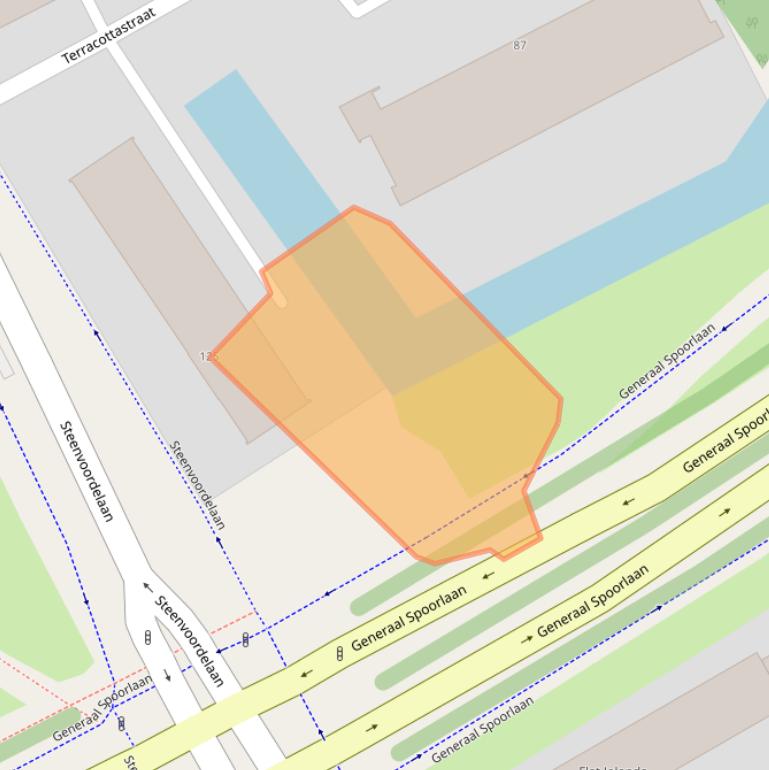 Kaart van postcodegebied 2284CG.