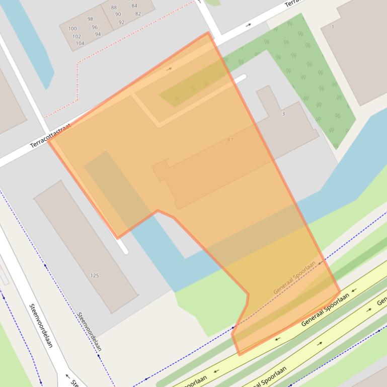 Kaart van postcodegebied 2284HB.