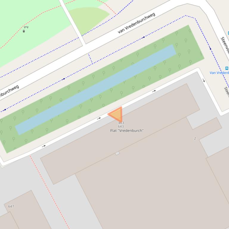 Kaart van postcodegebied 2284TE.