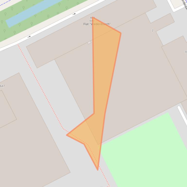 Kaart van postcodegebied 2284TG.