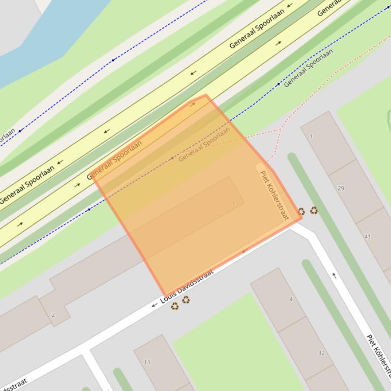 Kaart van postcodegebied 2284VA.