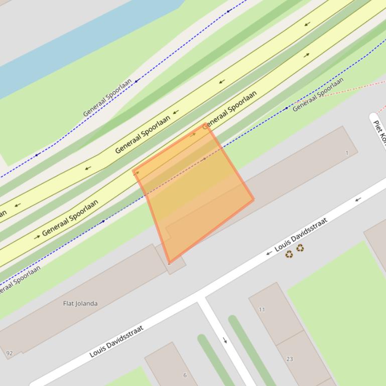 Kaart van postcodegebied 2284VD.