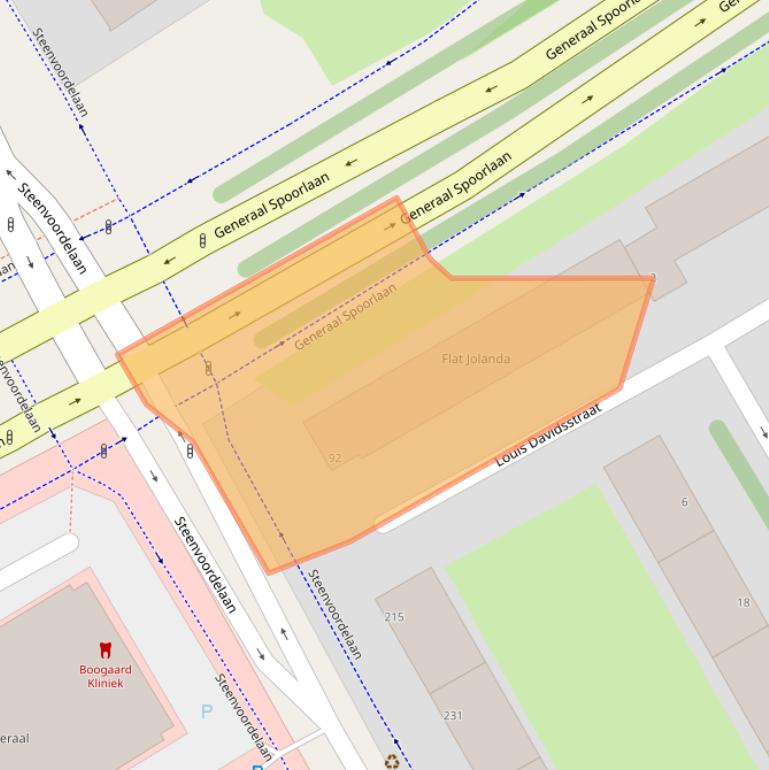 Kaart van postcodegebied 2284VG.