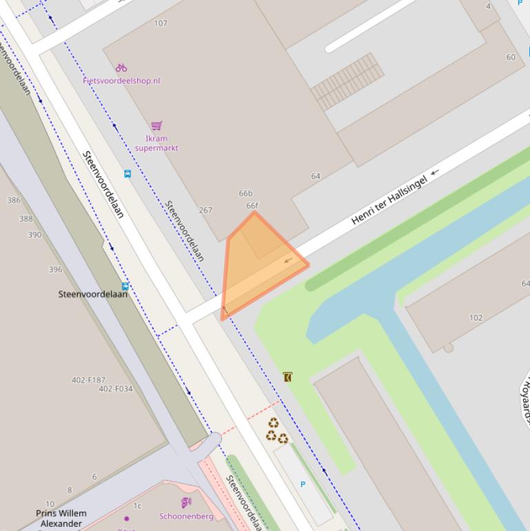 Kaart van postcodegebied 2284XH.