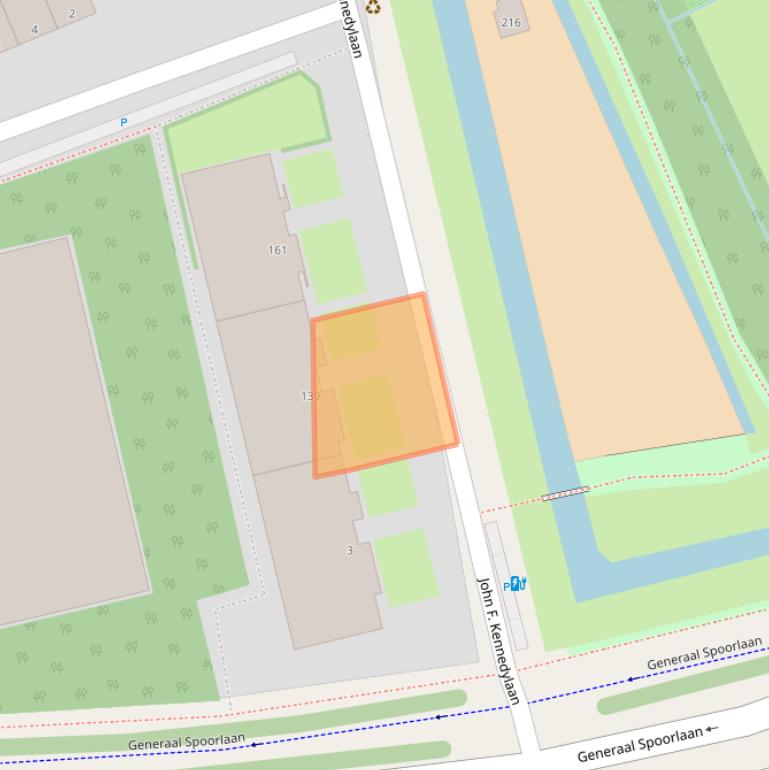 Kaart van postcodegebied 2285AC.