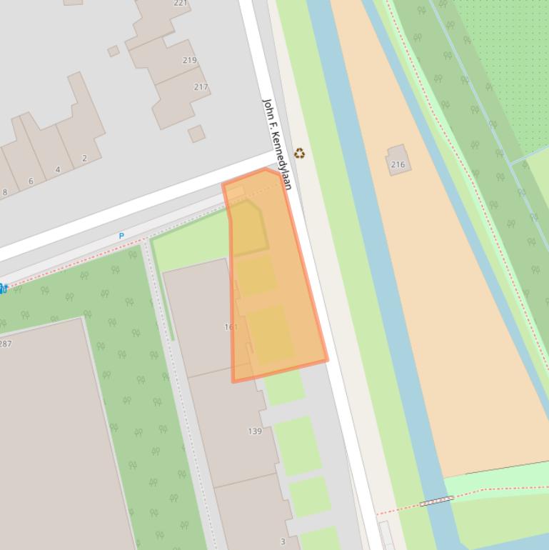 Kaart van postcodegebied 2285AE.