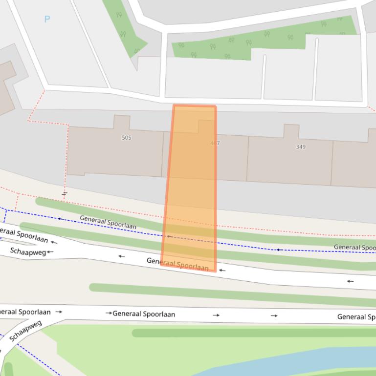 Kaart van postcodegebied 2285AR.