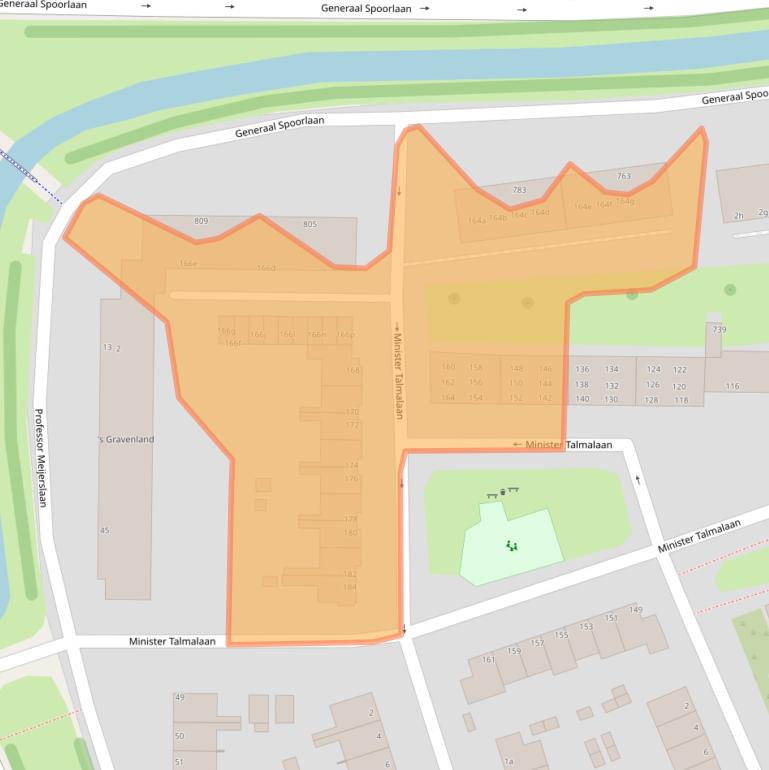 Kaart van postcodegebied 2285EK.