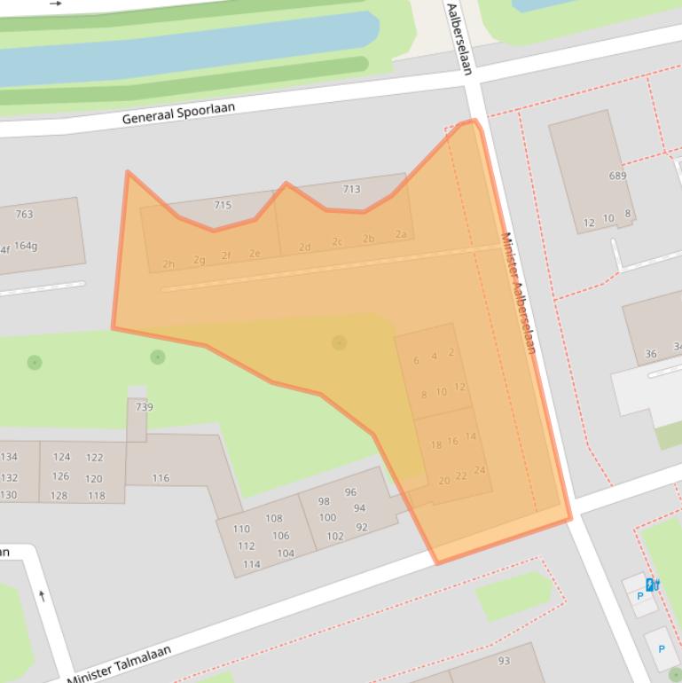 Kaart van postcodegebied 2285EP.