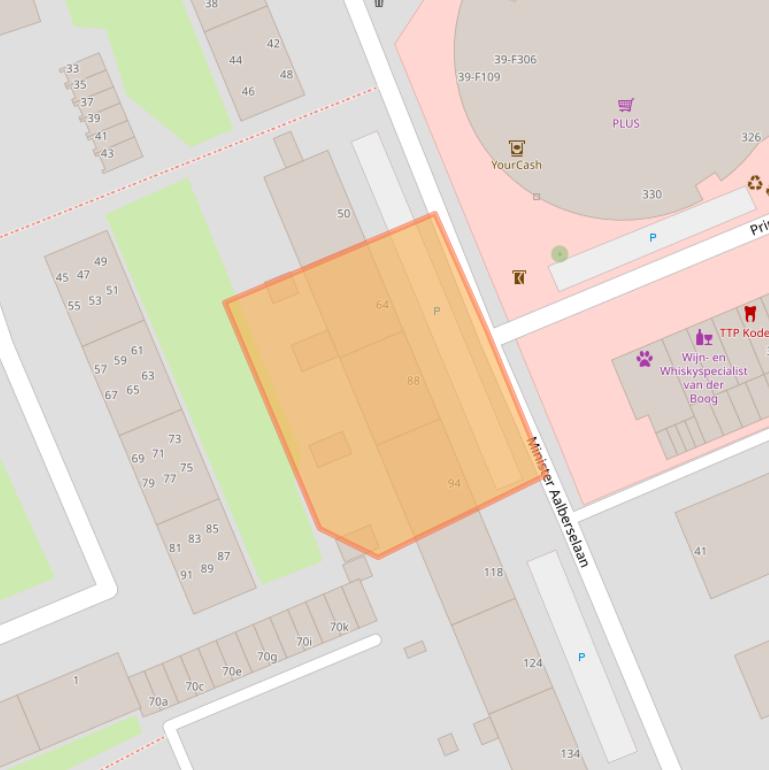 Kaart van postcodegebied 2285ES.