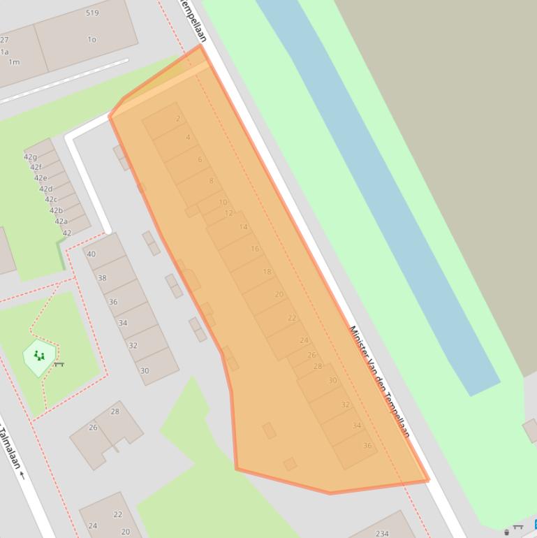 Kaart van postcodegebied 2285EW.