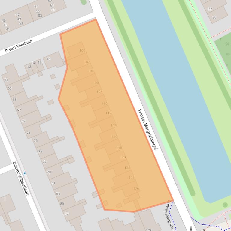 Kaart van postcodegebied 2285HT.