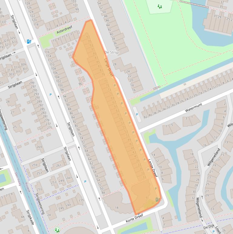 Kaart van postcodegebied 2285KA.