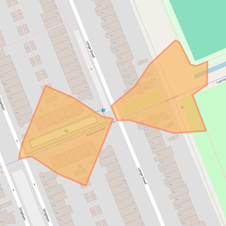 Kaart van postcodegebied 2285KG.