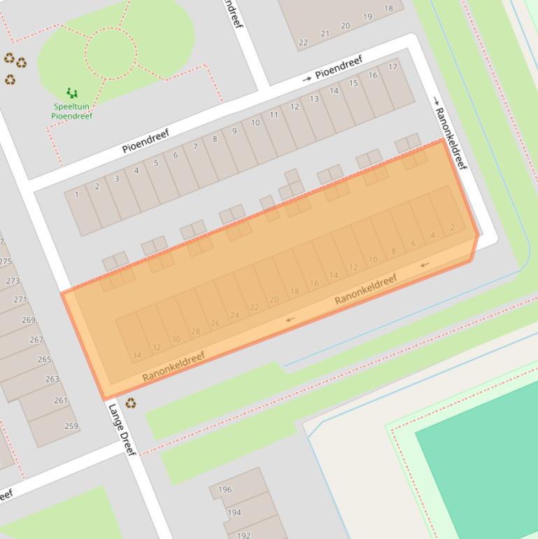 Kaart van postcodegebied 2285KR.