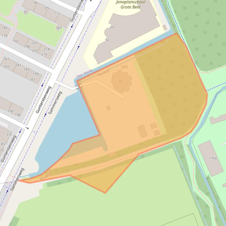 Kaart van postcodegebied 2285SV.